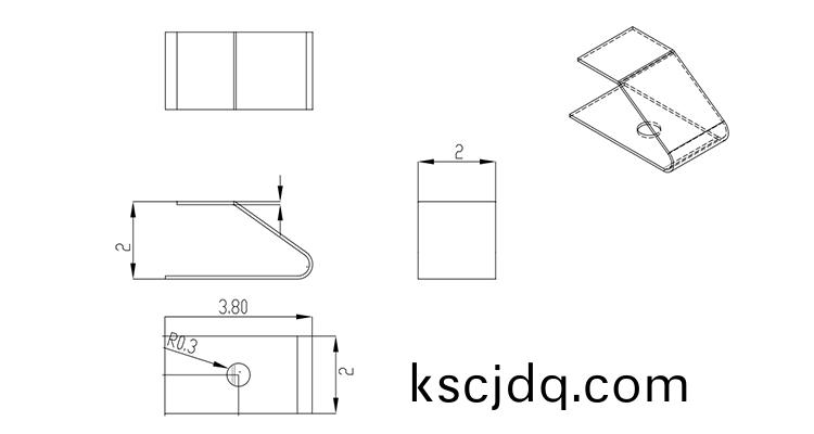 指(zhi)形(xing)簧片SMD鍍金彈(dan)片(pian)用(yong)于(yu)電腦手(shou)機天線(xian)主機(ji)闆