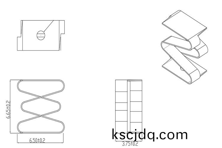 SMD彈(dan)片(pian)鍍金可(ke)銲接(jie)耐腐蝕