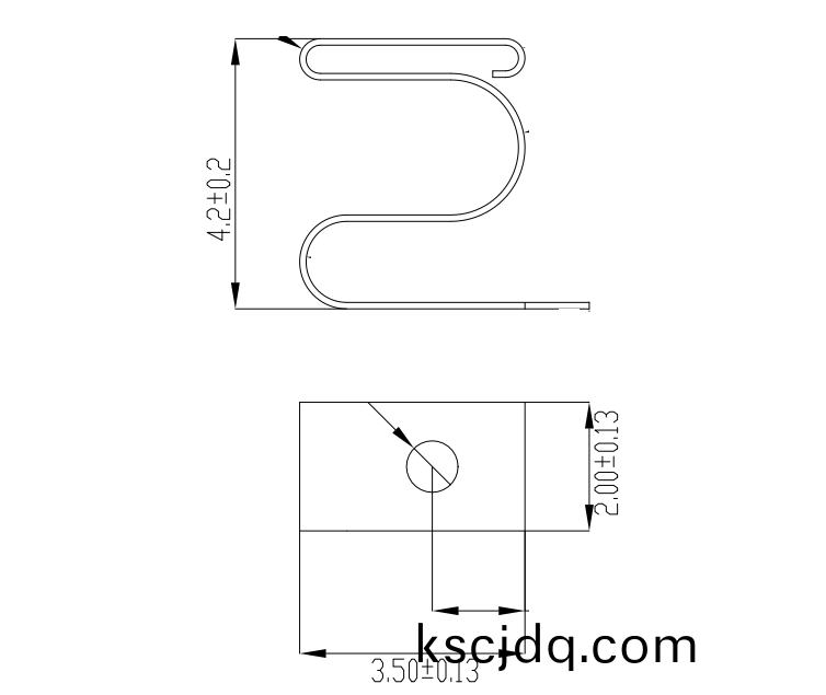 鍍(du)金(jin)彈(dan)片PCB闆(ban)接地(di)彈片(pian)用(yong)于儀(yi)器儀(yi)錶電(dian)路(lu)闆(ban)